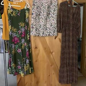 Bundle Eva Mendez dress L paisley skirt 12 set M